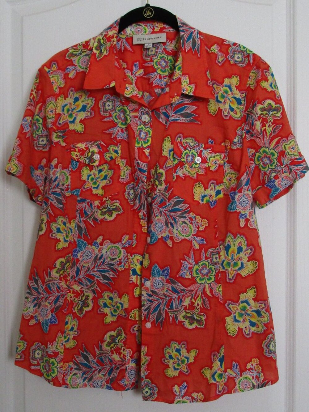 designer tropical print shirt